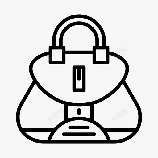 手袋豪华袋svg_新图网 https://ixintu.com 手袋 豪华 购物 系列