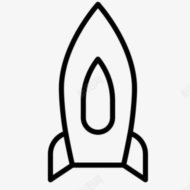 火箭宇宙飞船加速图标