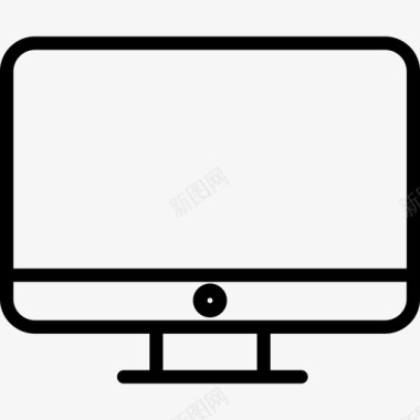 显示器计算机设备计算机终端图标
