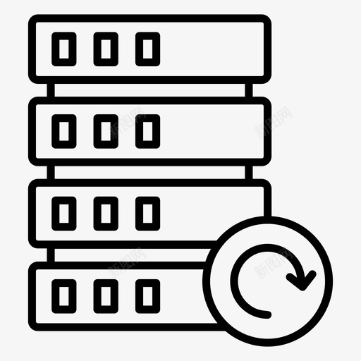 系统备份数据同步数据传输svg_新图网 https://ixintu.com 系统 备份 同步 数据库 数据 数据传输 刷新 一组 技术 硬件 向量