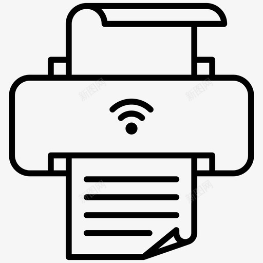 打印机信件输出svg_新图网 https://ixintu.com 打印机 信件 输出 智能 智能家居