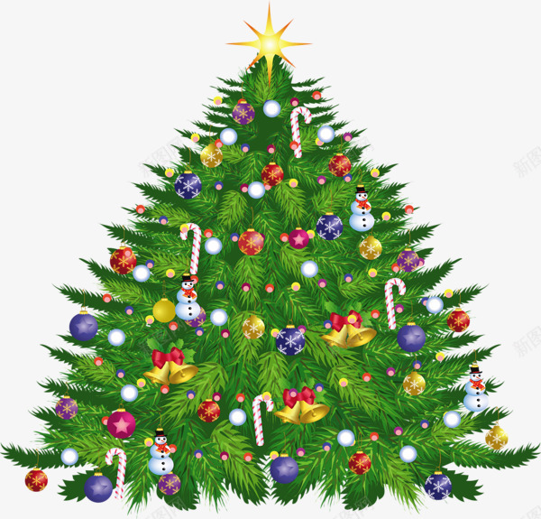 圣诞节圣诞树植物png免抠素材_新图网 https://ixintu.com 圣诞树 圣诞节 植物