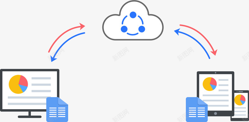 文件协作png免抠素材_新图网 https://ixintu.com 文件 协作