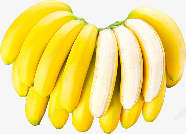美味健康的香蕉png免抠素材_新图网 https://ixintu.com 大香蕉大 新鲜 水果 香蕉 黄色