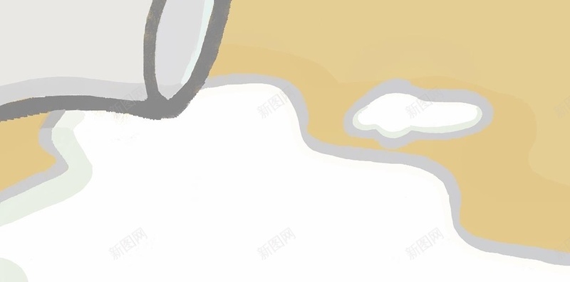 可爱小羊打翻牛奶jpg设计背景_新图网 https://ixintu.com 儿童拍照背景 动物 卡通 可爱 呆萌