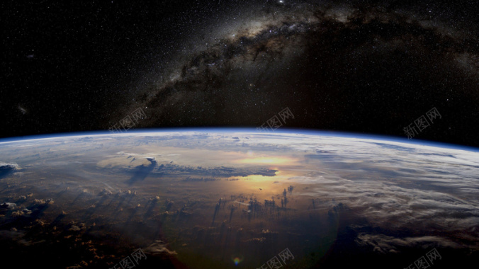 科技地球宇宙星空背景背景