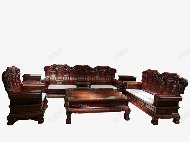 中式古典红木家具沙发png免抠素材_新图网 https://ixintu.com 红木家具 古典 沙发 中式家具