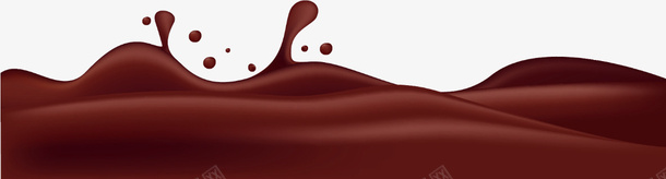 流淌的巧克力液体装饰素材png免抠素材_新图网 https://ixintu.com 液体 巧克力 流淌 装饰