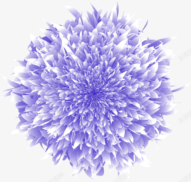 多色花朵元素蓝色png免抠素材_新图网 https://ixintu.com 花朵 鲜花 各种颜色 透明