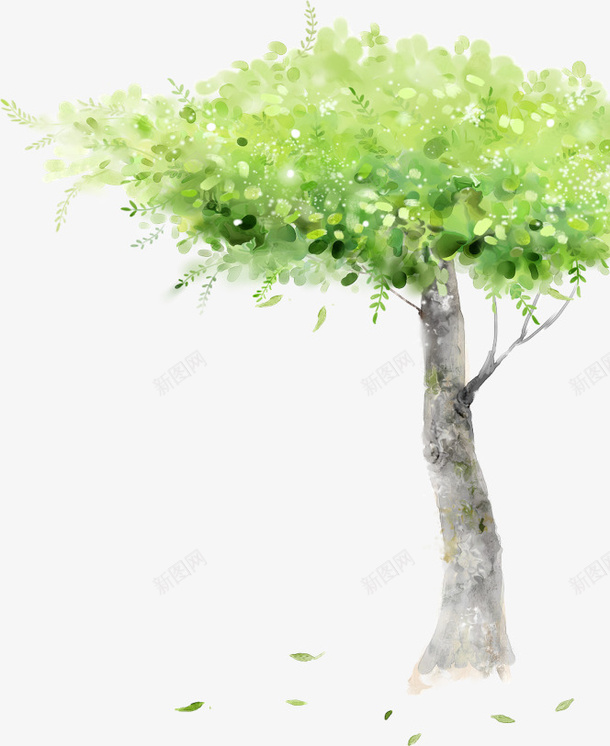 小清新树手绘卡通植物png免抠素材_新图网 https://ixintu.com 小清新 植物 卡通 手绘