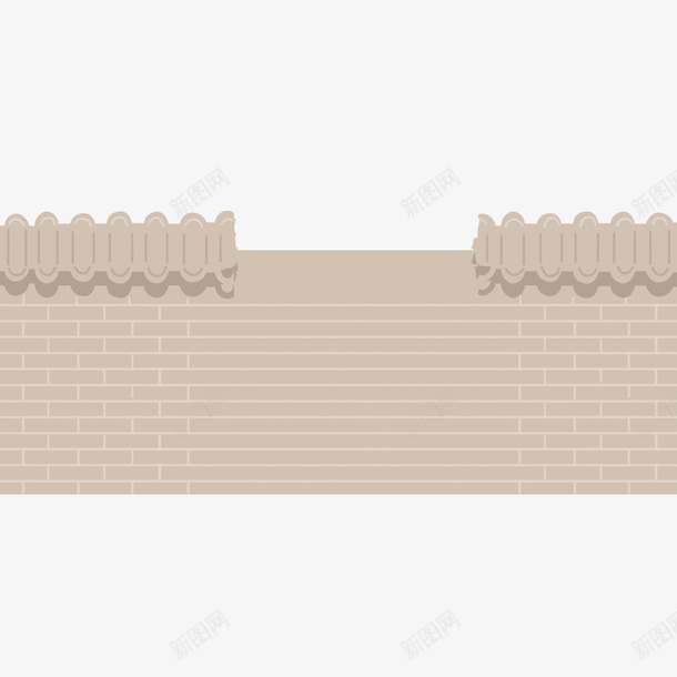 围墙手绘砖瓦png免抠素材_新图网 https://ixintu.com 围墙 绘画 砖瓦墙 手绘