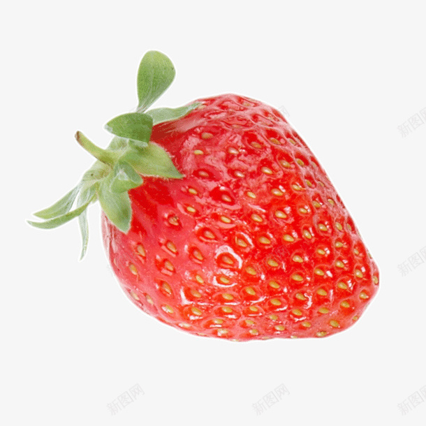 水果草莓绿色健康png免抠素材_新图网 https://ixintu.com 草莓 大草莓 水果 健康
