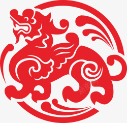 传统剪纸元素素材