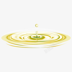 黄色的液体黄色的液体滴落效果高清图片