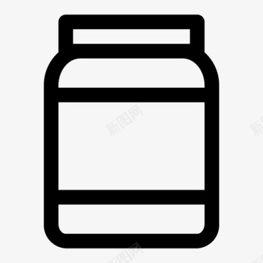 罐子瓶子蜂蜜图标