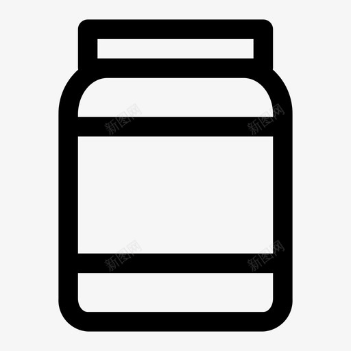 罐子瓶子蜂蜜svg_新图网 https://ixintu.com 罐子 瓶子 蜂蜜 果冻 沙司