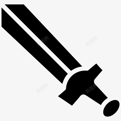 剑战斗骑士svg_新图网 https://ixintu.com 战斗 骑士 皇家 武器 中世纪