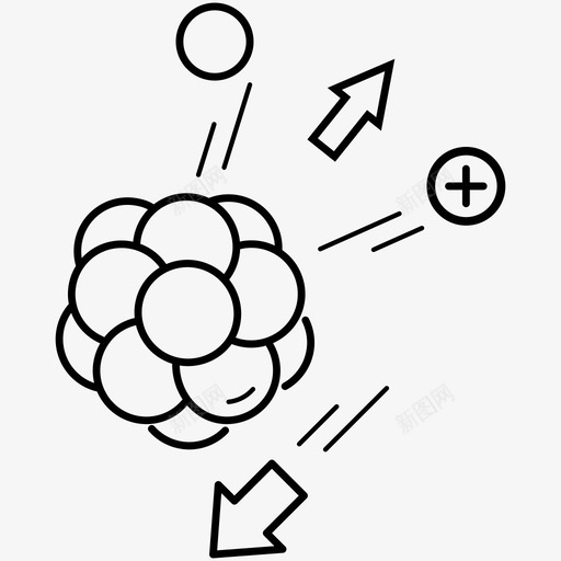 衰变放射性衰变低能粒子svg_新图网 https://ixintu.com 衰变 放射性 低能 粒子 核废料 辐射