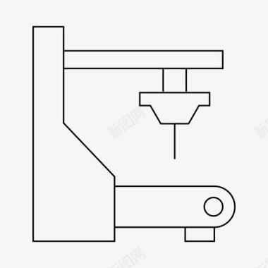 cnc设备工厂图标