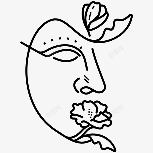 超现实主义抽象的脸美svg_新图网 https://ixintu.com 超现实主义 抽象 脸美 女性 现代艺术 脸的 一部分
