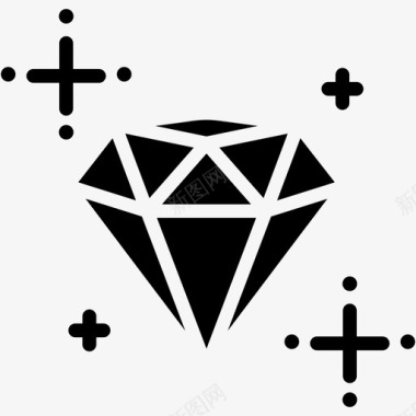 钻石宝石富人图标