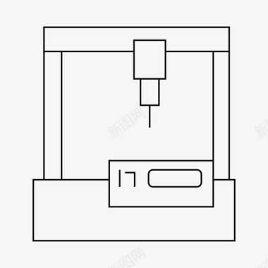 数控设备工厂图标