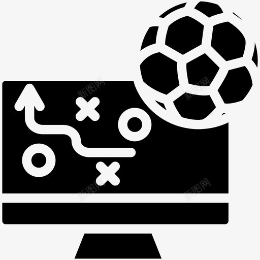 策略足球计划svg_新图网 https://ixintu.com 足球 策略 计划 模式 技巧 元素