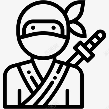忍者刺客日本图标