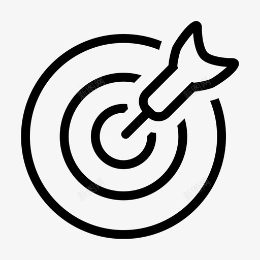 飞镖目标商业概要svg_新图网 https://ixintu.com 飞镖 目标 商业 概要