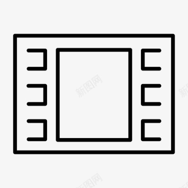 视频播放器音频电影图标