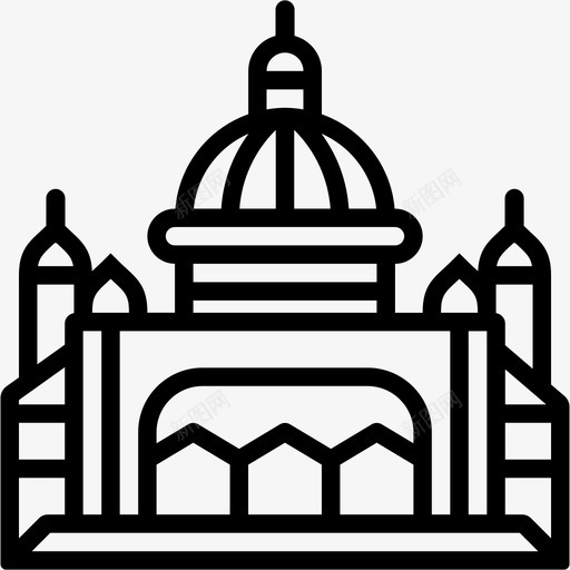 神圣疗愈大教堂地标地点svg_新图网 https://ixintu.com 神圣 疗愈 大教堂 地标 地点