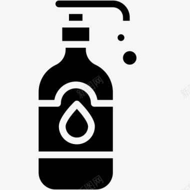 洗发水浴室瓶子图标