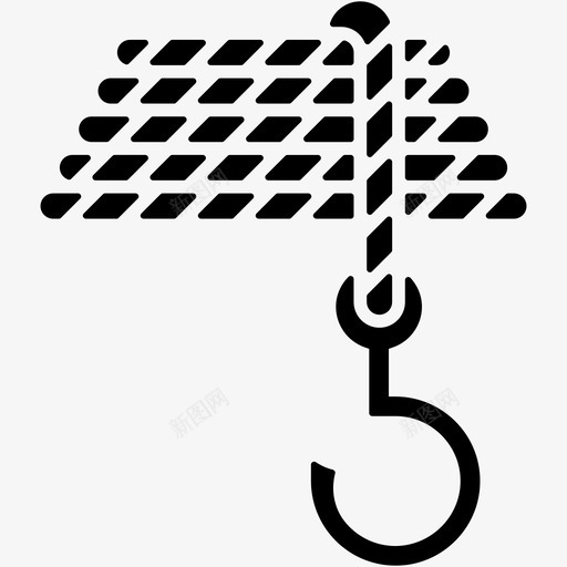 绳钩锚线svg_新图网 https://ixintu.com 绳钩 忍者 锚线 元素