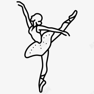 芭蕾舞演员阿拉伯舞曲芭蕾舞图标