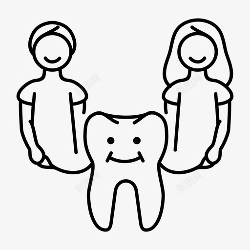 儿童牙科男孩诊所svg_新图网 https://ixintu.com 儿童 牙科 男孩 诊所 女孩 牙齿