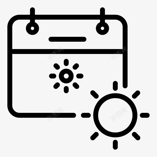 秋季日历日期svg_新图网 https://ixintu.com 秋季 日历 时间 日期