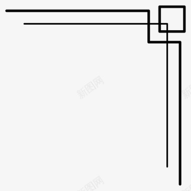 装饰角装饰艺术边框图标
