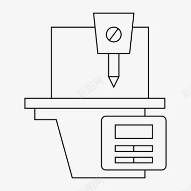 数控设备五金图标