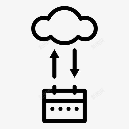 日历同步日期时间svg_新图网 https://ixintu.com 日历 同步 时间 日期