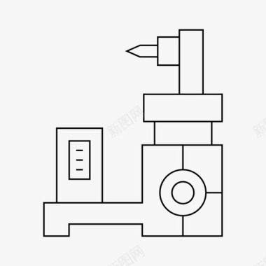 数控设备工厂图标