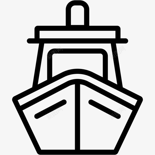 游轮轮船交通工具svg_新图网 https://ixintu.com 交通工具 游轮 轮船 旅游 工具