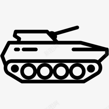 军用坦克陆军战斗图标
