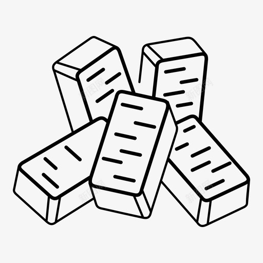 建筑材料砌块砖svg_新图网 https://ixintu.com 建筑材料 砌块 块砖