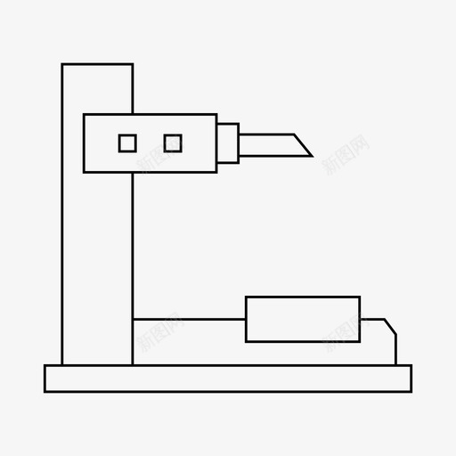 数控自动化工业svg_新图网 https://ixintu.com 数控 自动 自动化 化工业 仪器 机械制造 机床 细线