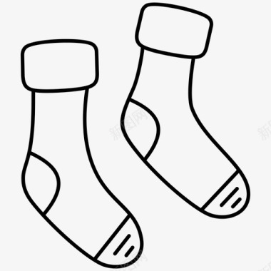 袜子手工制作针织品图标
