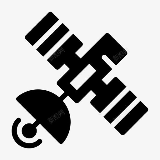 卫星太空宇宙svg_新图网 https://ixintu.com 太空 卫星 宇宙 符号