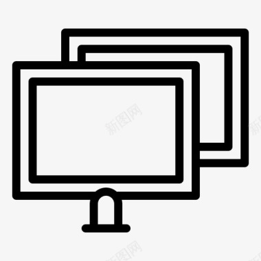 屏幕计算机网络图标