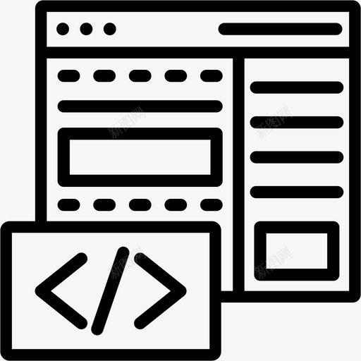 课程应用程序代码svg_新图网 https://ixintu.com 编程 课程 应用程序 代码 网站