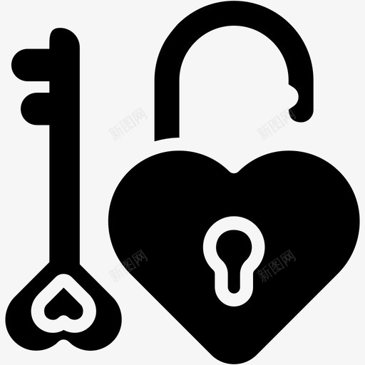 解锁心钥匙svg_新图网 https://ixintu.com 解锁 钥匙 爱情 浪漫婚礼 庆典