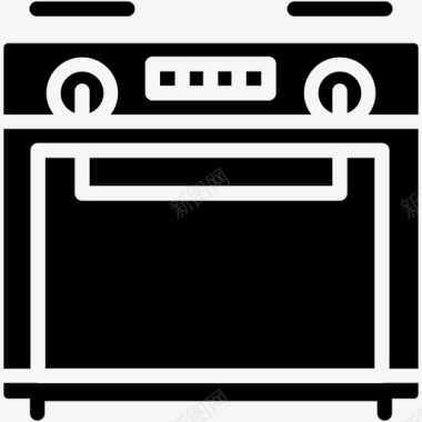 煤气炉电器烹饪图标